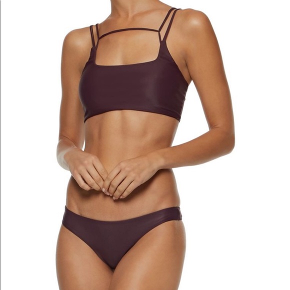 Mikoh Other - NEW • Mikoh • Low Rise Thong Bikini Bottom Grape S